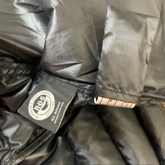 Aritzia Babaton Astell Goose Down Quilted hood Black knee length Coat - Picture 5 of 14